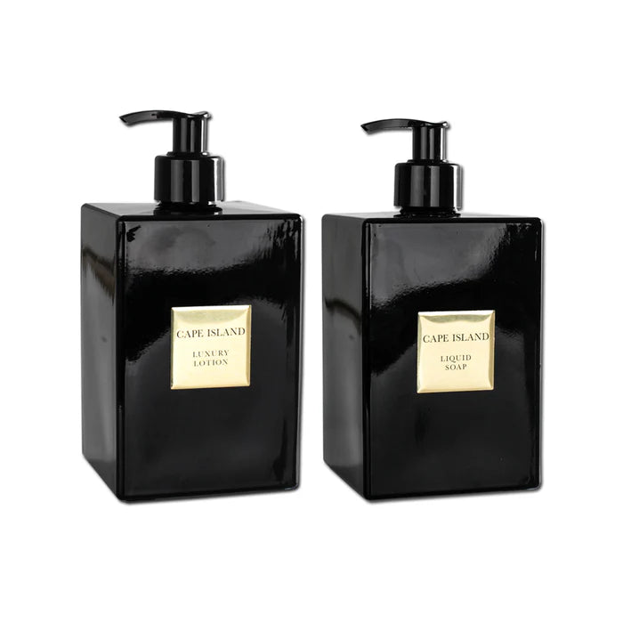 Black Gold Soap and Lotion Set - 500ml