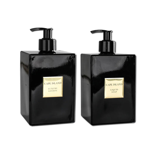 Black Gold Soap and Lotion Set - 500ml